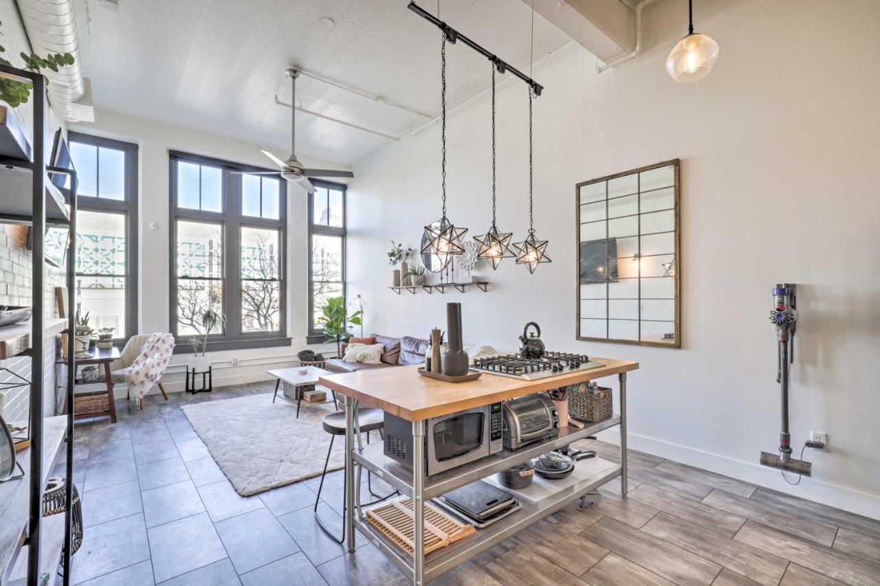 Chic Slc Downtown Studio Loft Walk To Shops Salt Lake City Exterior photo